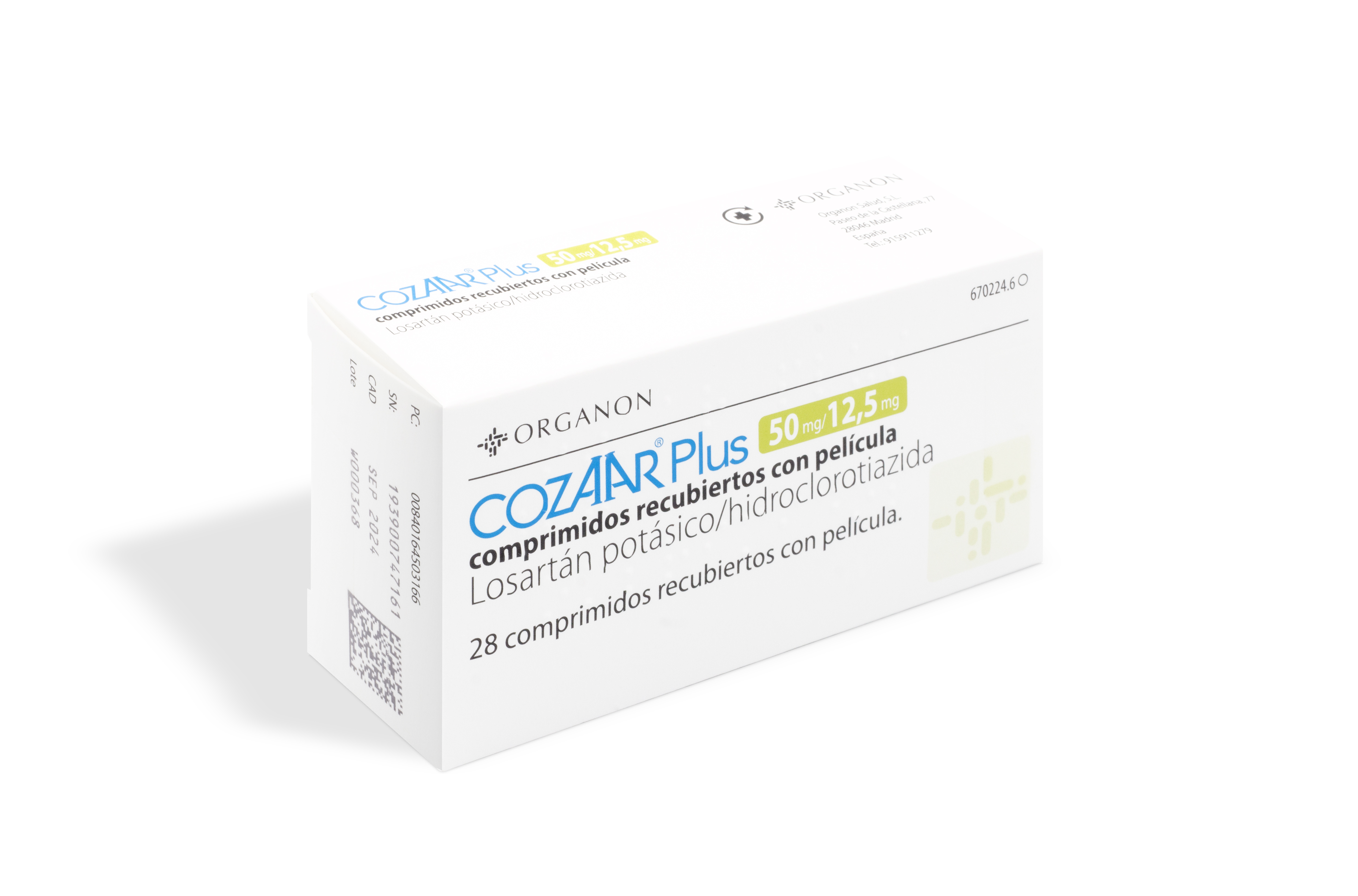 Cosaar Plus 50/12.5, Filmtabletten
