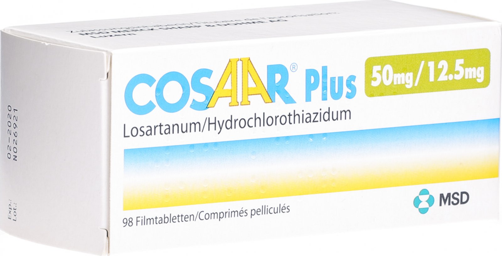 Cosaar Plus 50/12.5, Filmtabletten
