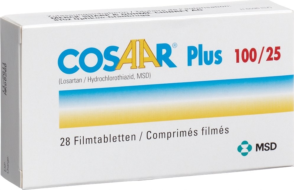 Cosaar Plus 100/25, Filmtabletten