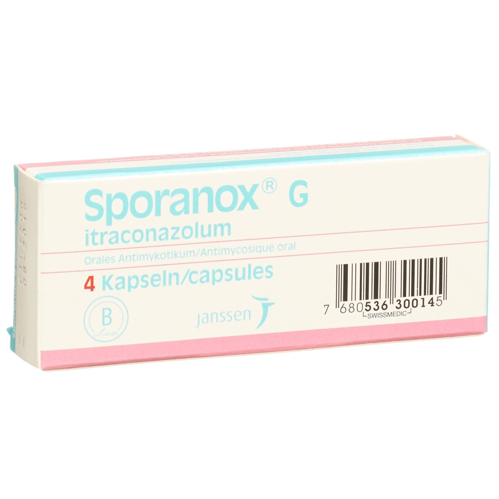 SPORANOX G caps 4 pce