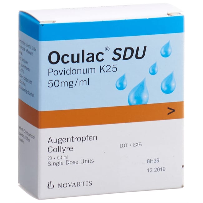 Oculac SDU, Augentropfen