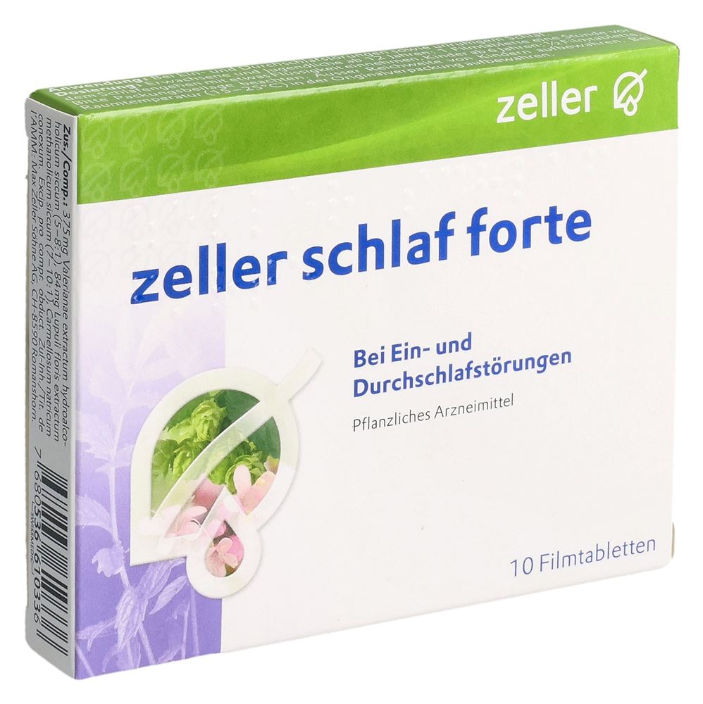 Zeller Schlaf forte, Filmtabletten