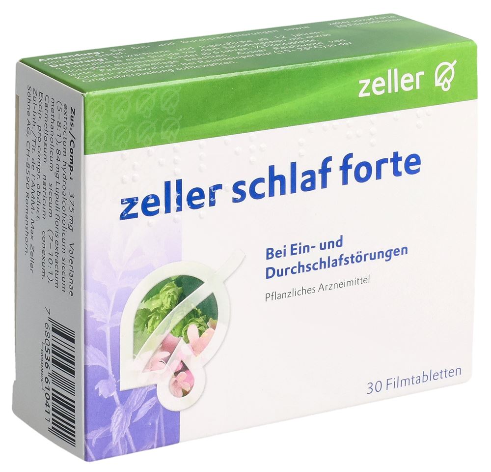 Zeller Schlaf forte, Filmtabletten