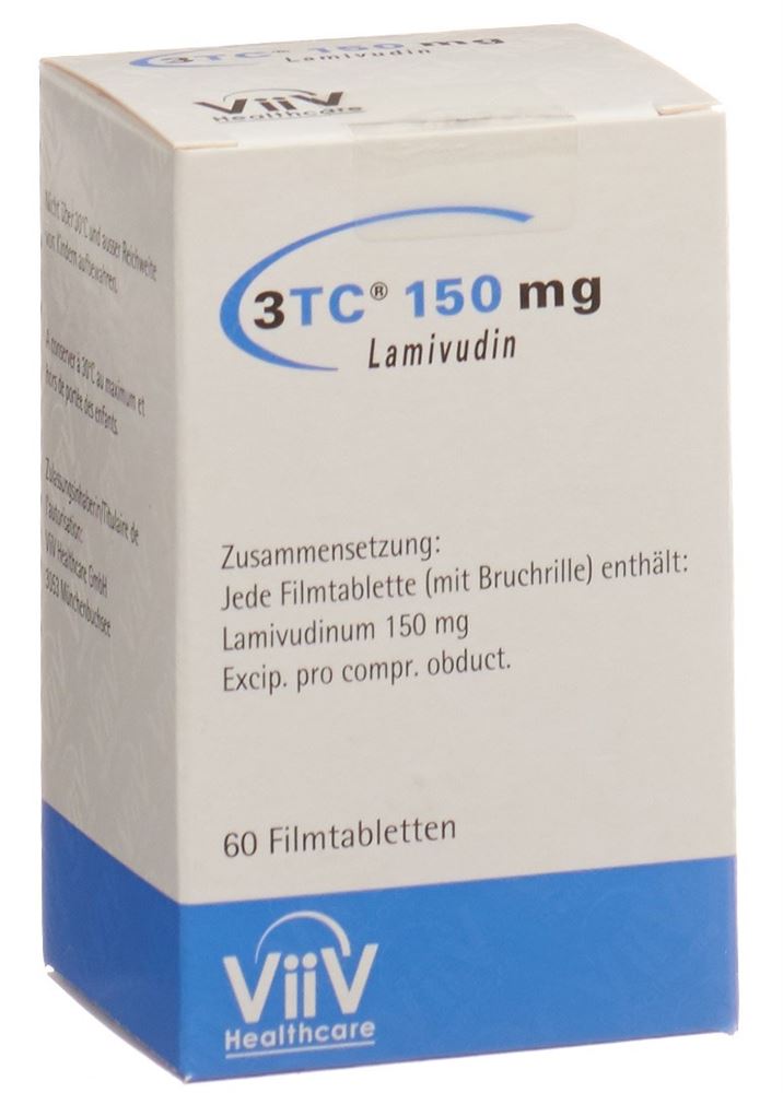 3TC cpr pell 150 mg bte 60 pce