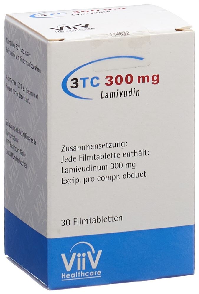 3TC cpr pell 300 mg bte 30 pce
