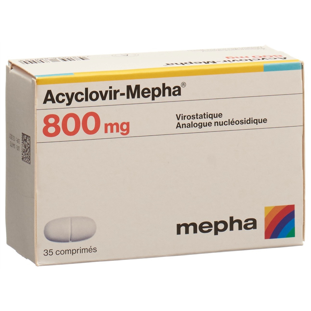 ACYCLOVIR Mepha cpr 800 mg 35 pce