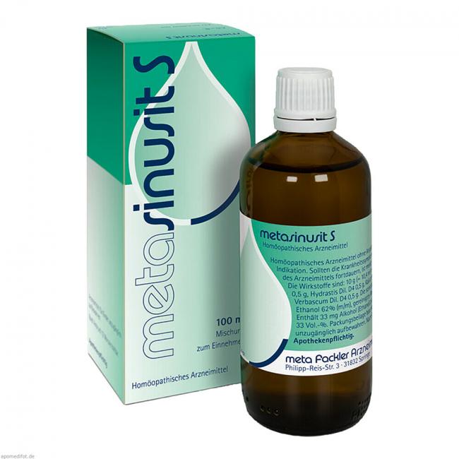 Metasinusit, Tropfen zum Einnehmen