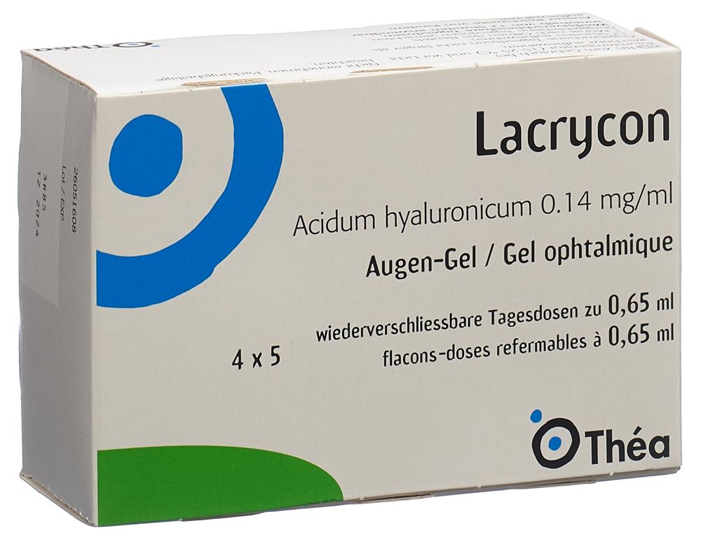 Lacrycon, gel ophtalmique