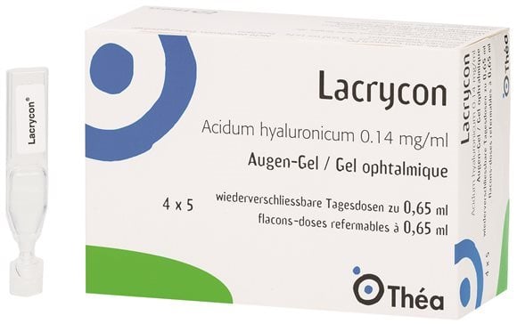 Lacrycon, gel ophtalmique