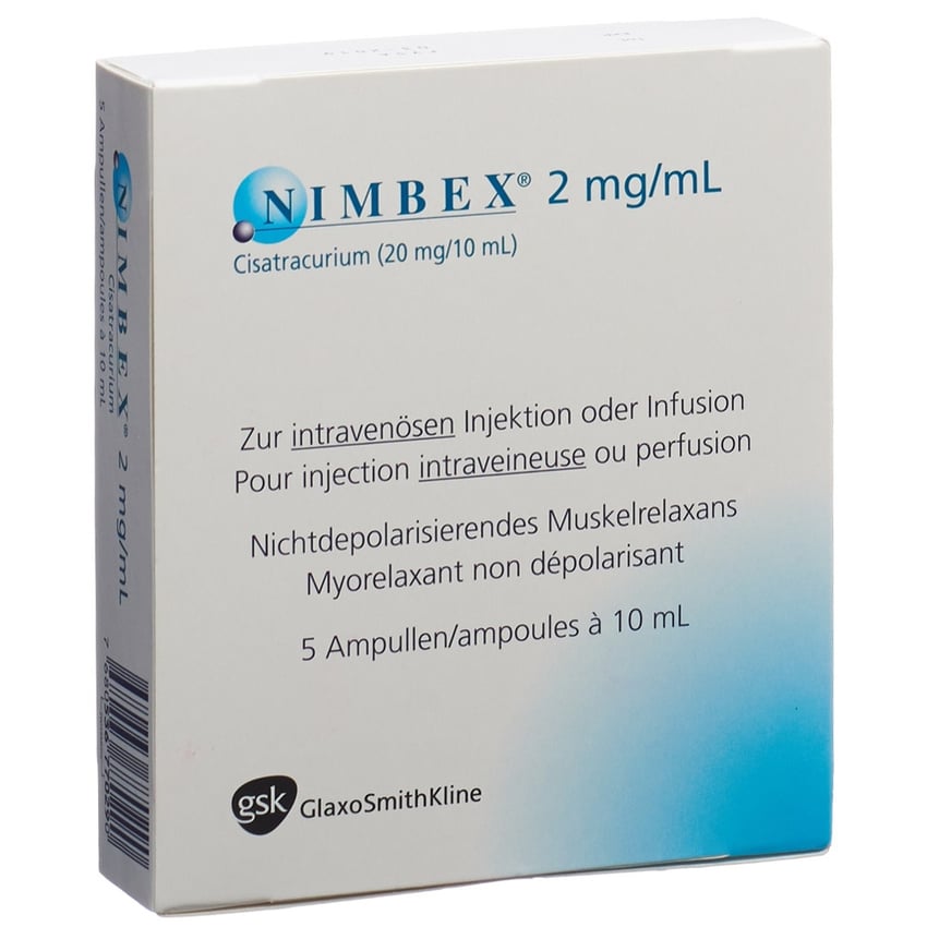 Nimbex 20mg/10ml, Injektionslösung