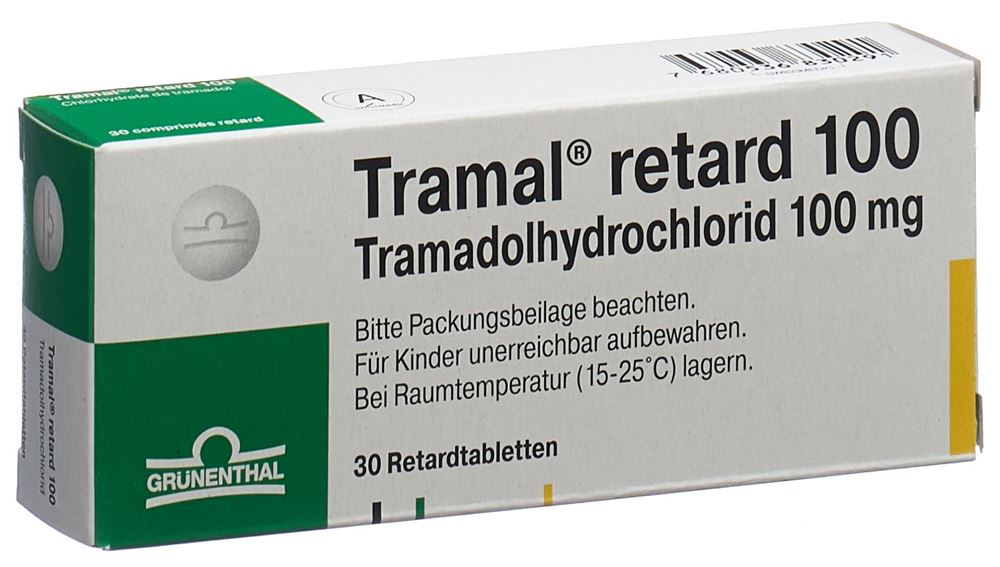 TRAMAL retard cpr ret 100 mg 30 pce