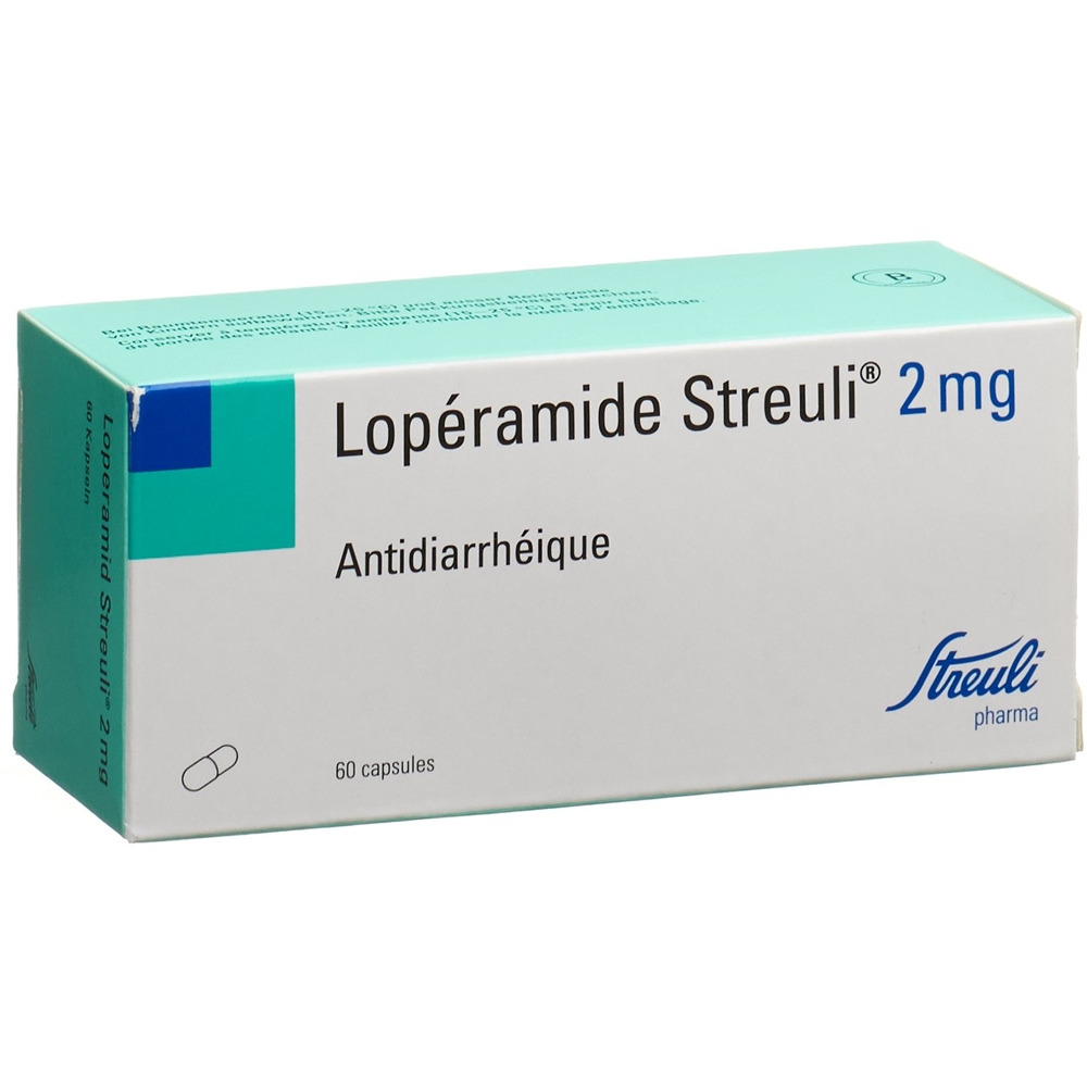LOPERAMIDE Streuli caps 2 mg 60 pce