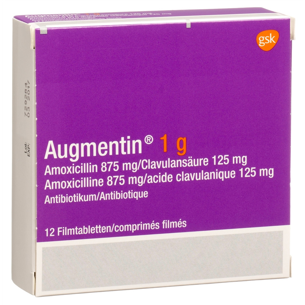 AUGMENTIN cpr pell 1 g adult 12 pce