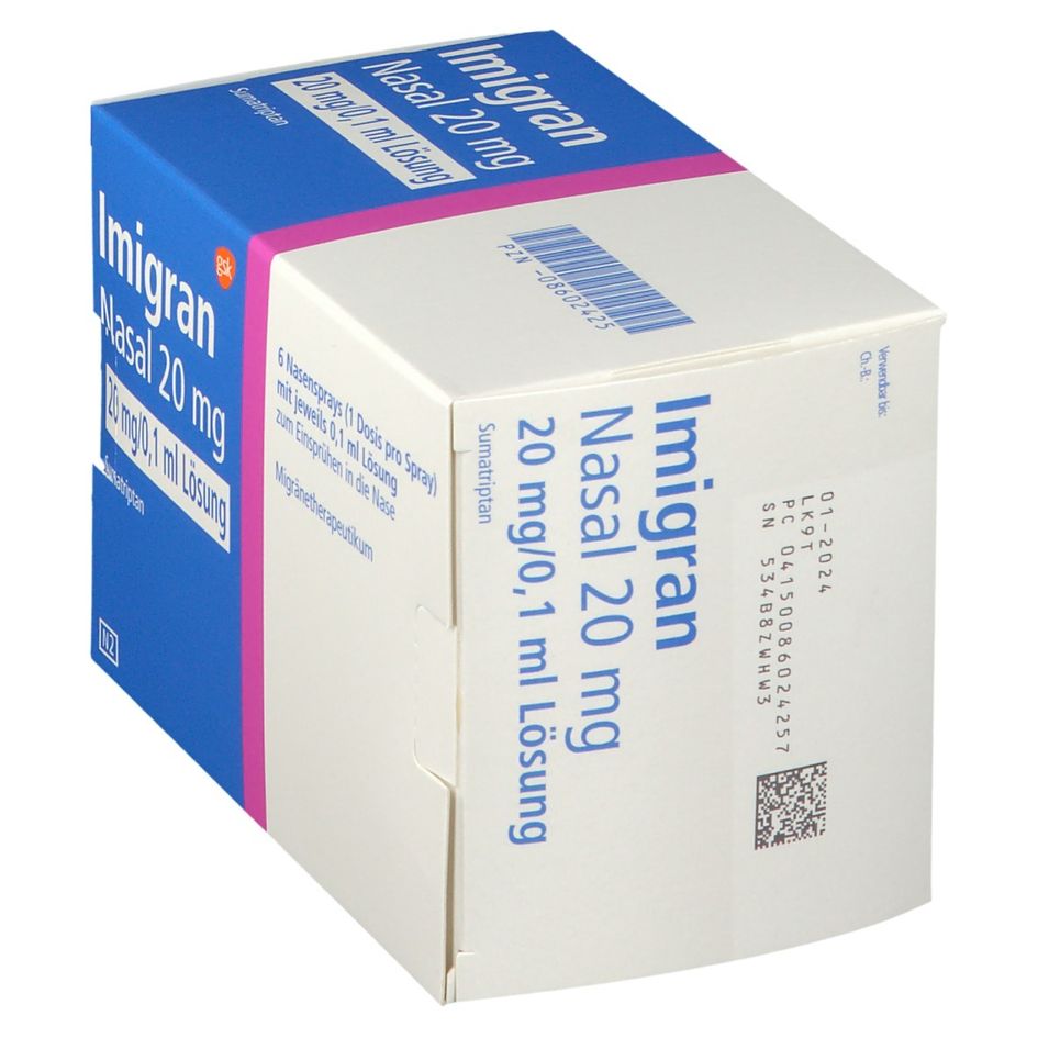 Imigran 20 mg, Nasenspray