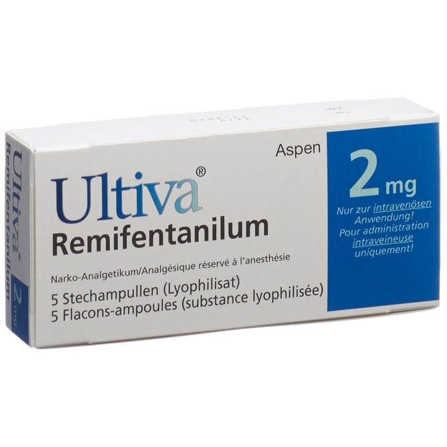 Ultiva 2 mg, Pulver für ein Konzentrat zur Herstellung einer Infusionslösung