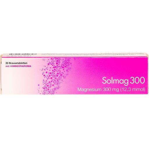 Solmag 300, Brausetabletten mit Himbeeraroma