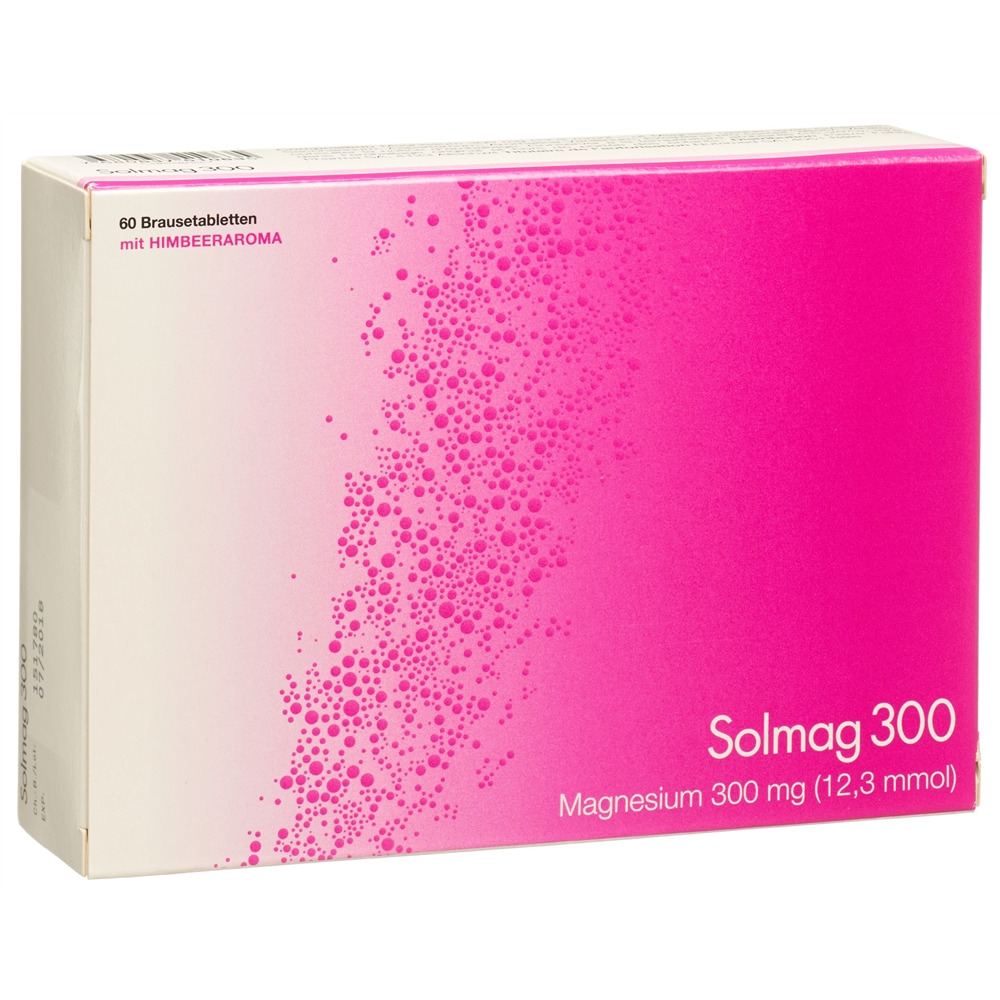Solmag 300, Brausetabletten mit Himbeeraroma