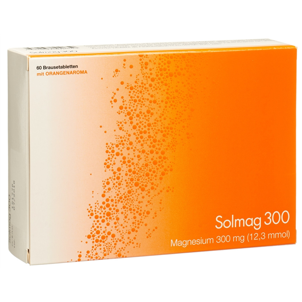SOLMAG 300 cpr eff arôme orange bte 60 pce