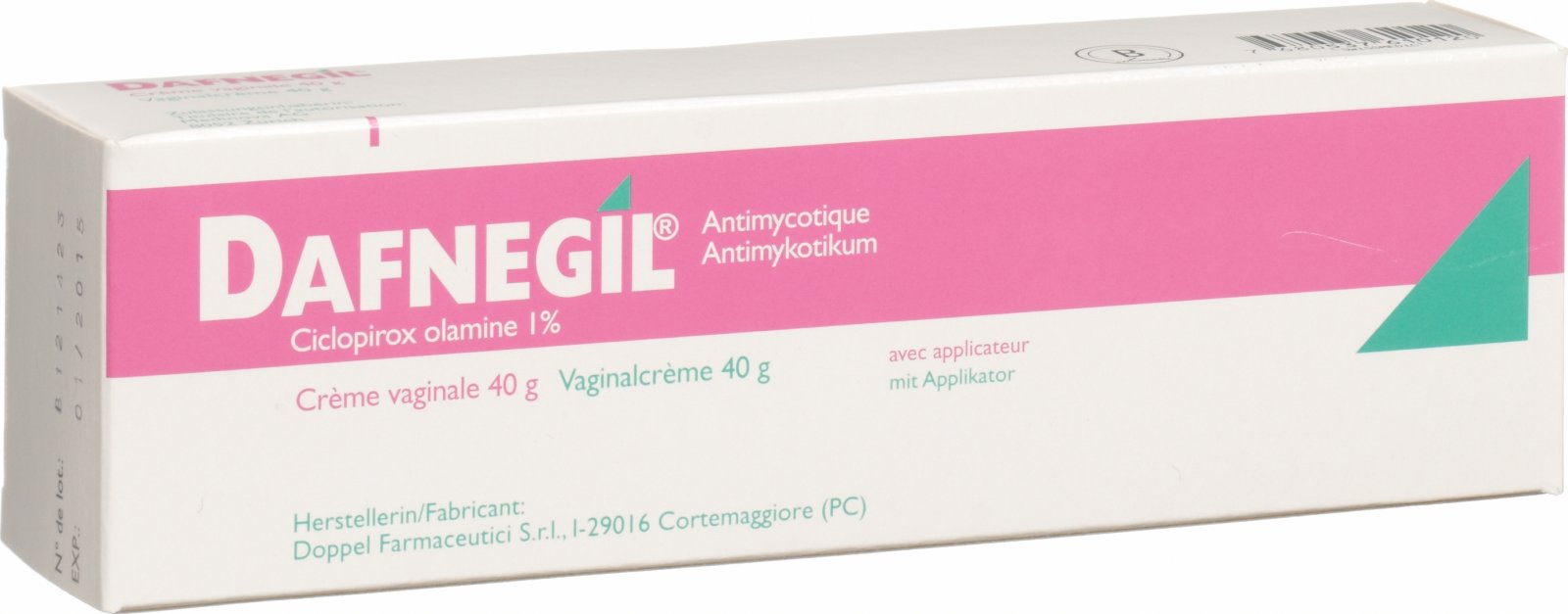 Dafnegil, Vaginalcrème