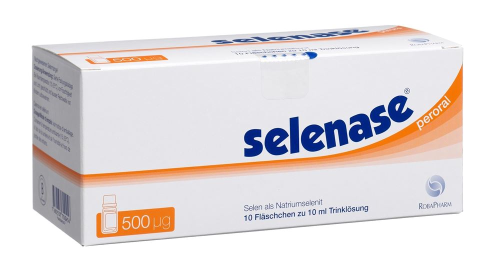 SELENASE peroral sol 500 mcg/10ml 10 fl 10 ml