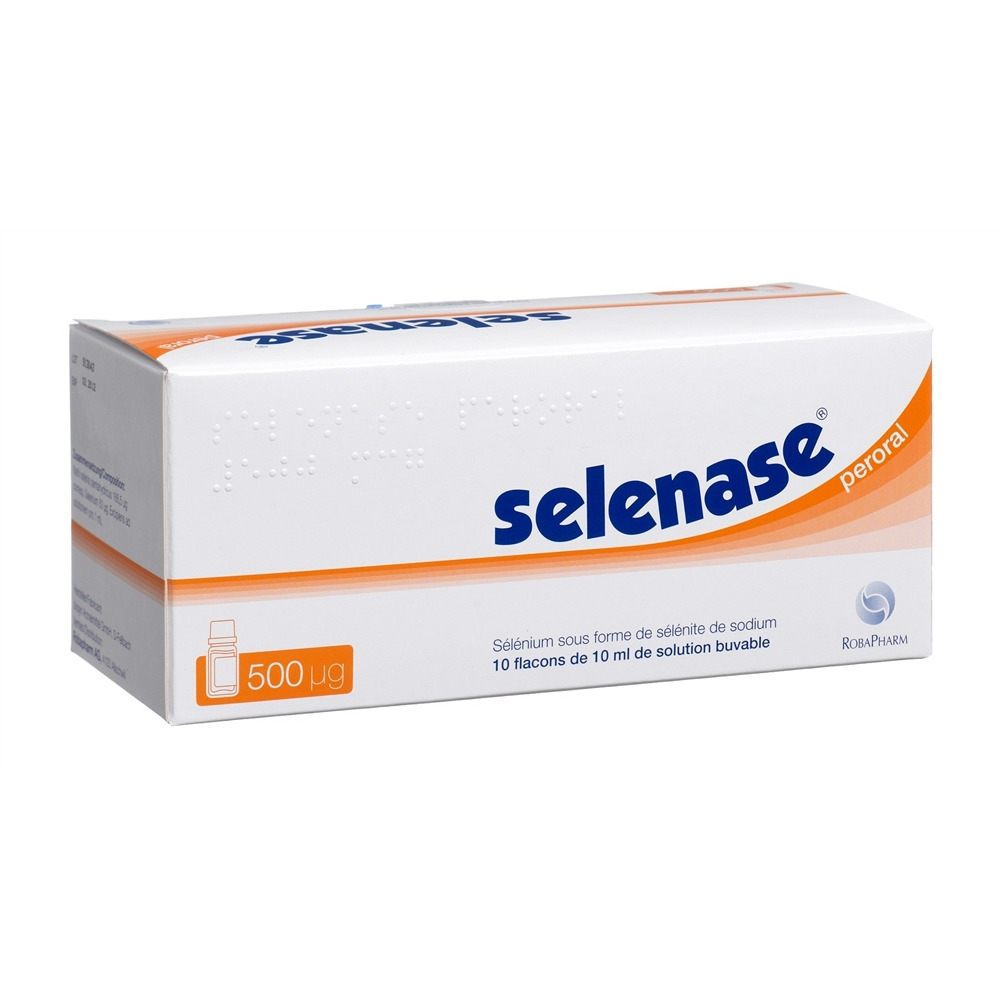 SELENASE peroral sol 500 mcg/10ml 10 fl 10 ml