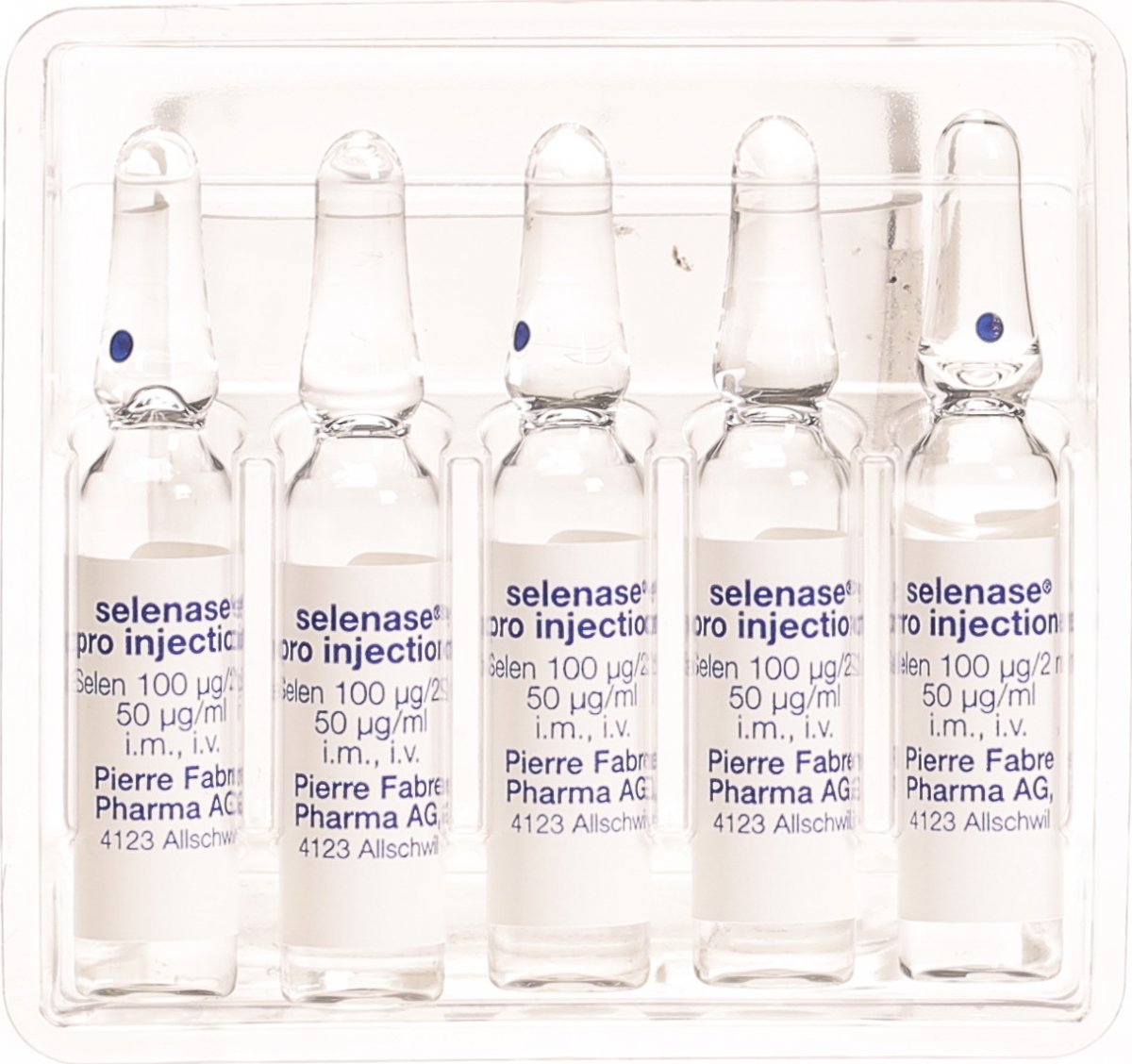 Selenase pro injectione, Injektionslösung