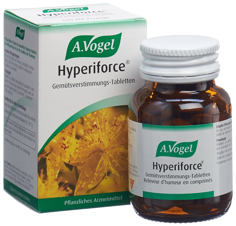 Hyperiforce Releveur d‘humeur en cpr, 120 pce