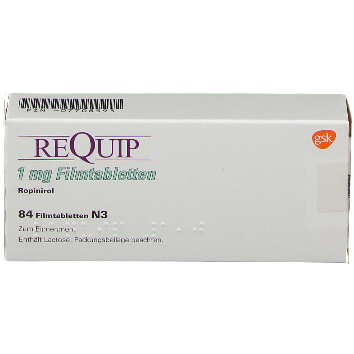 Requip 1,0 mg, Filmtabletten