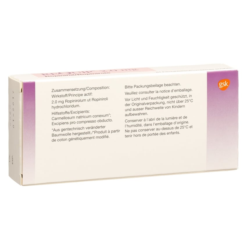 Requip 2,0 mg, Filmtabletten