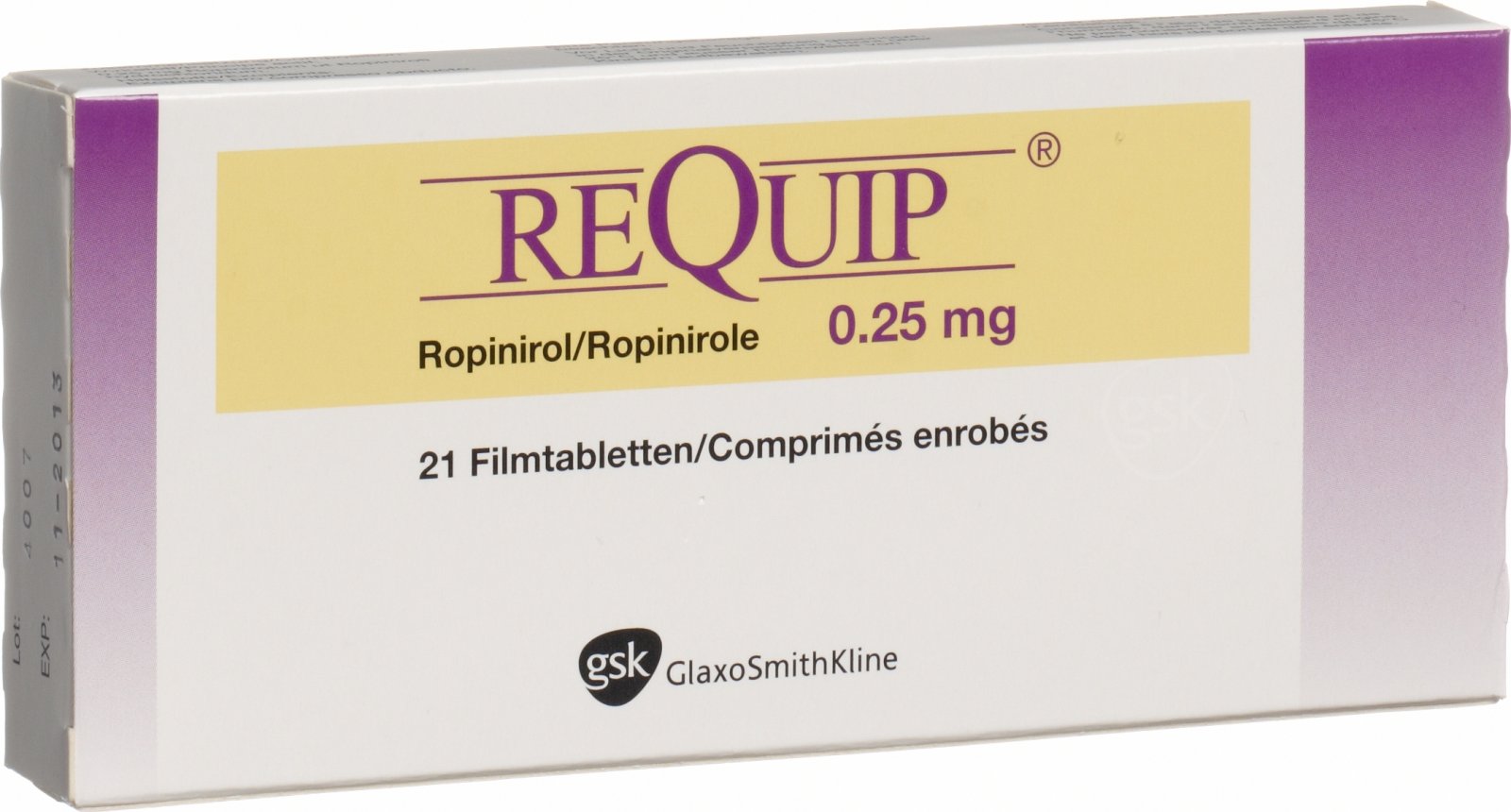 Requip 0,25 mg, Filmtabletten