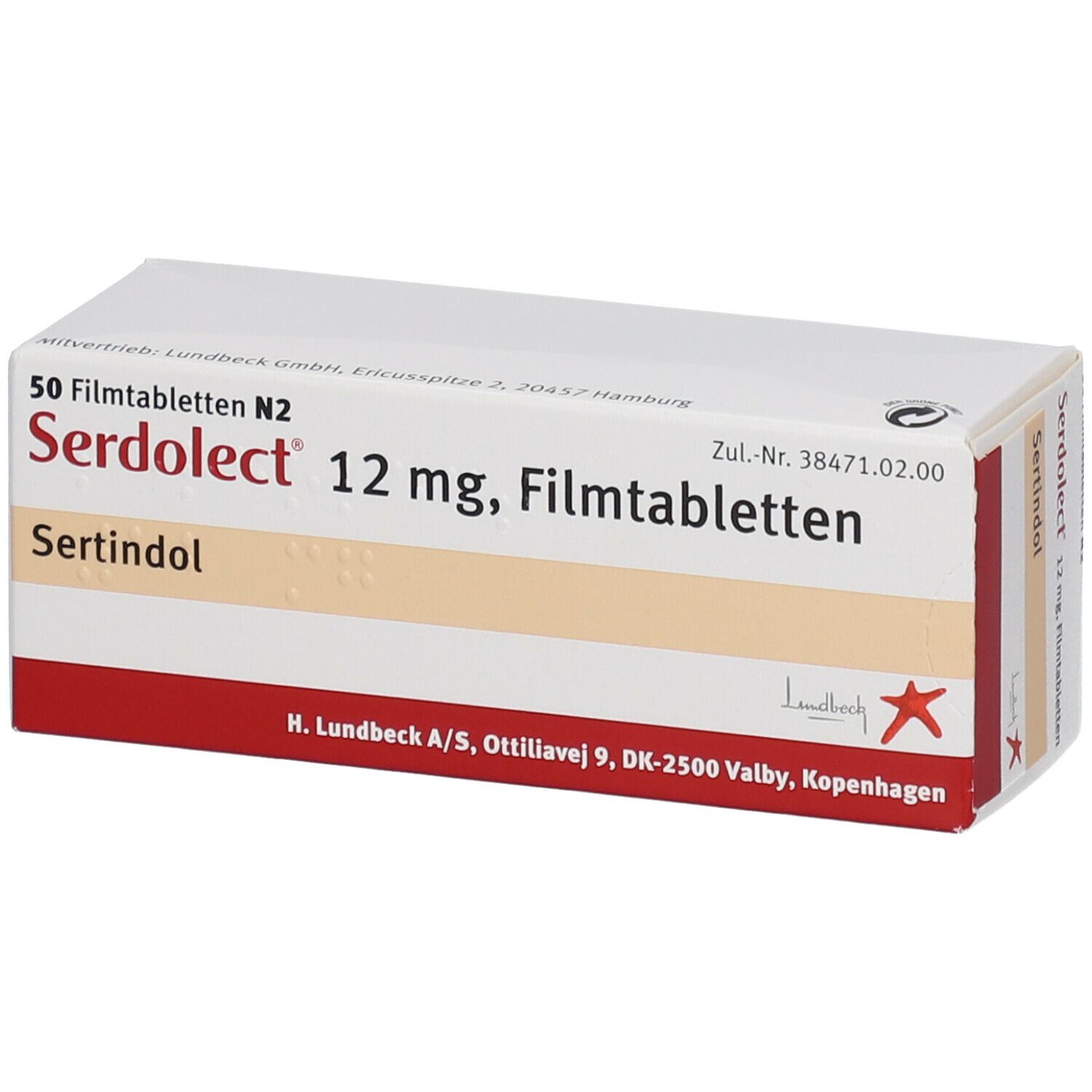 Serdolect 12 mg, Filmtabletten