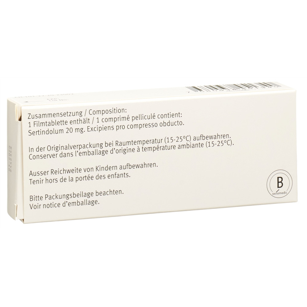 SERDOLECT cpr pellic 20 mg 28 pce