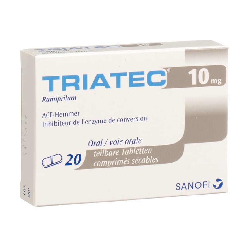Triatec 10 mg, comprimés