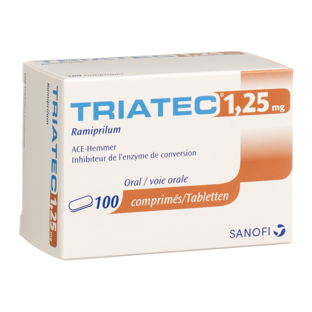 Triatec 1,25 mg, comprimés