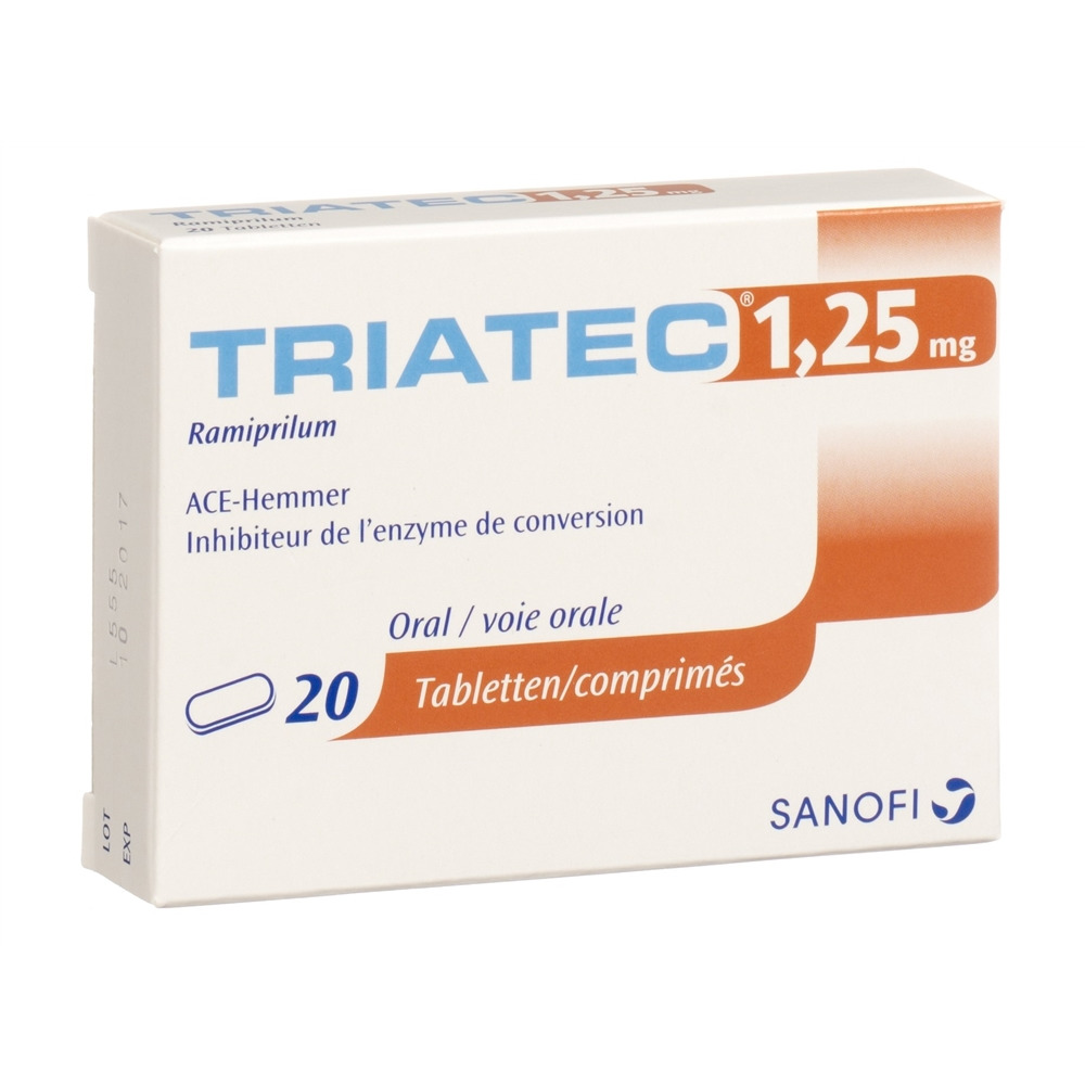 TRIATEC cpr 1.25 mg 20 pce