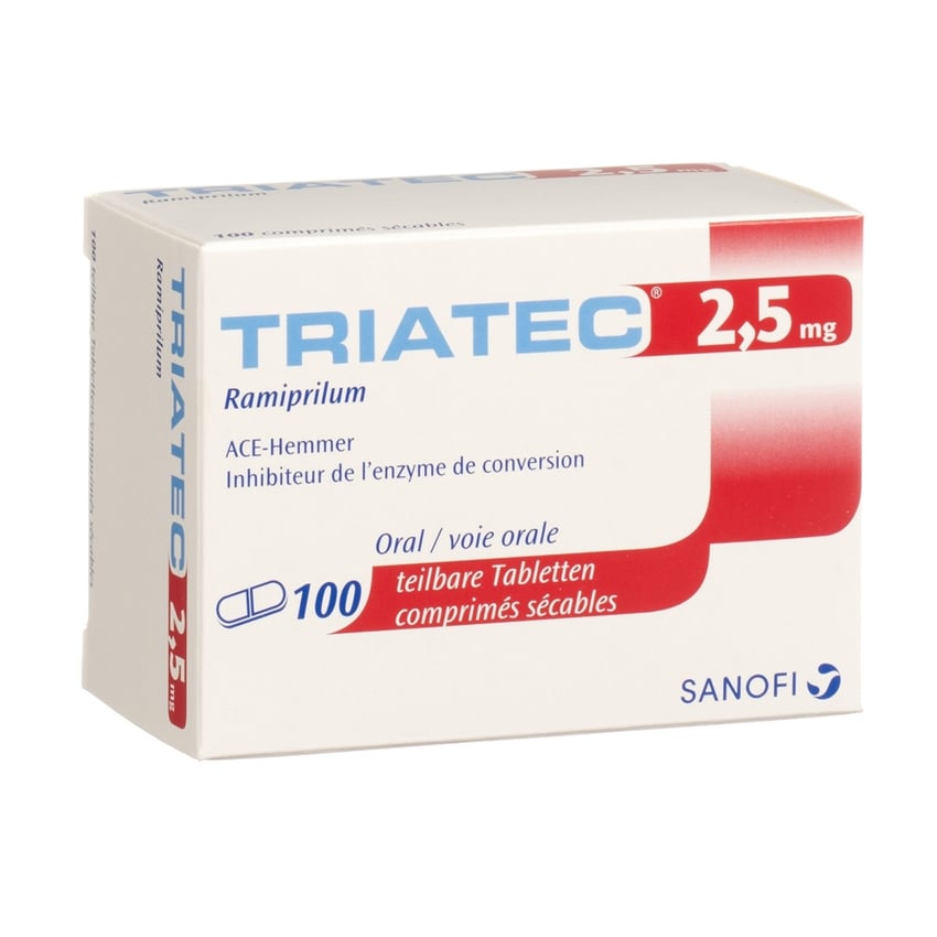 Triatec 2,5 mg, comprimés
