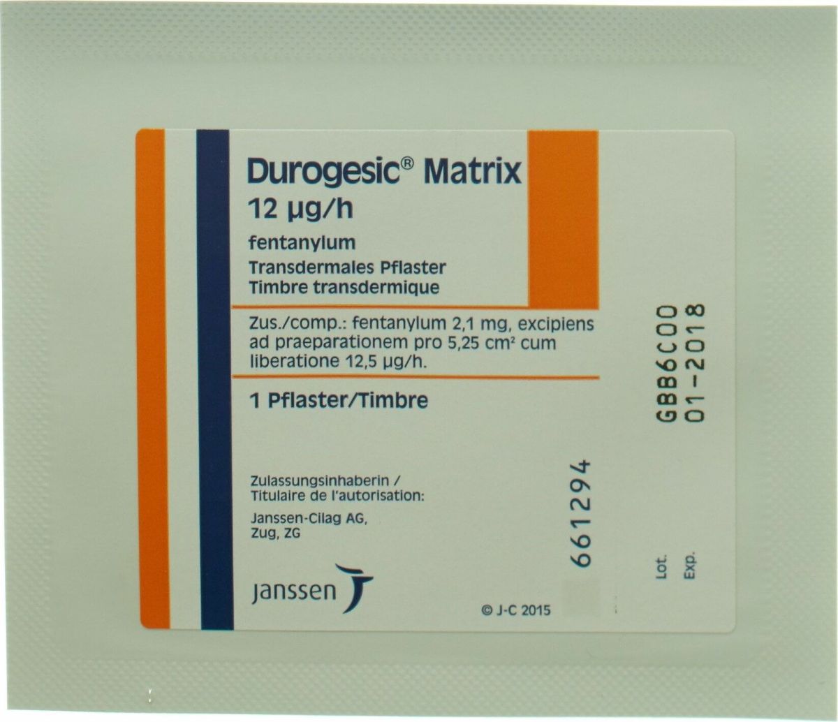 Durogesic Matrix 12 ug/h, Transdermales Pflaster
