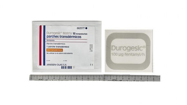 Durogesic Matrix 100 ug/h, Transdermales Pflaster