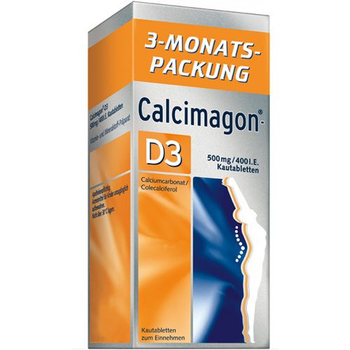 Calcimagon-D3, Kautabletten mit Spearmintgeschmack