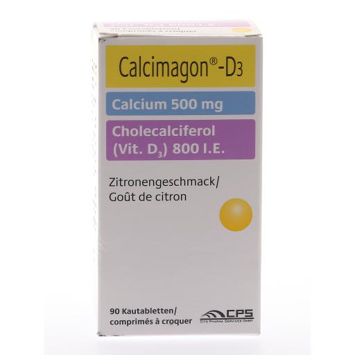 Calcimagon-D3 500/800, Kautabletten mit Zitronengeschmack