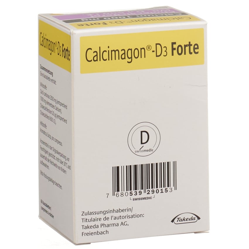 Calcimagon-D3, Kautabletten mit Zitronengeschmack