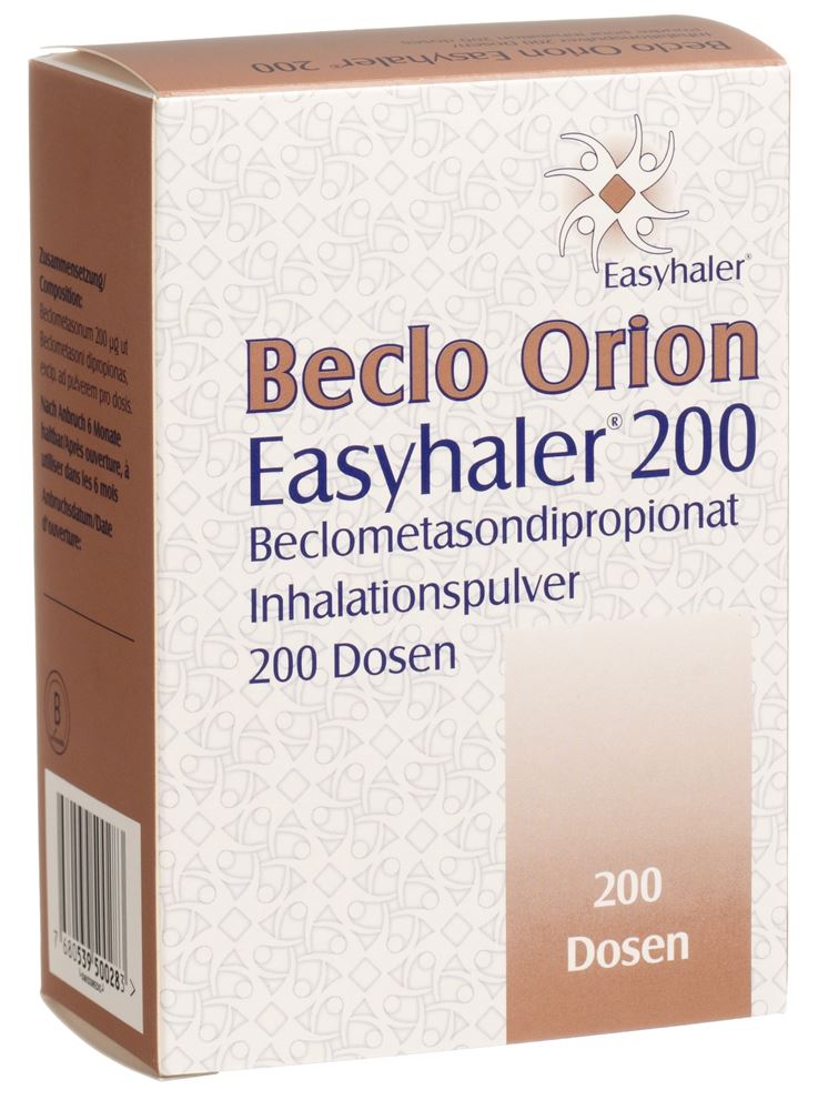 BECLO Orion Easyhaler pdr inh 200 mcg 200 dos