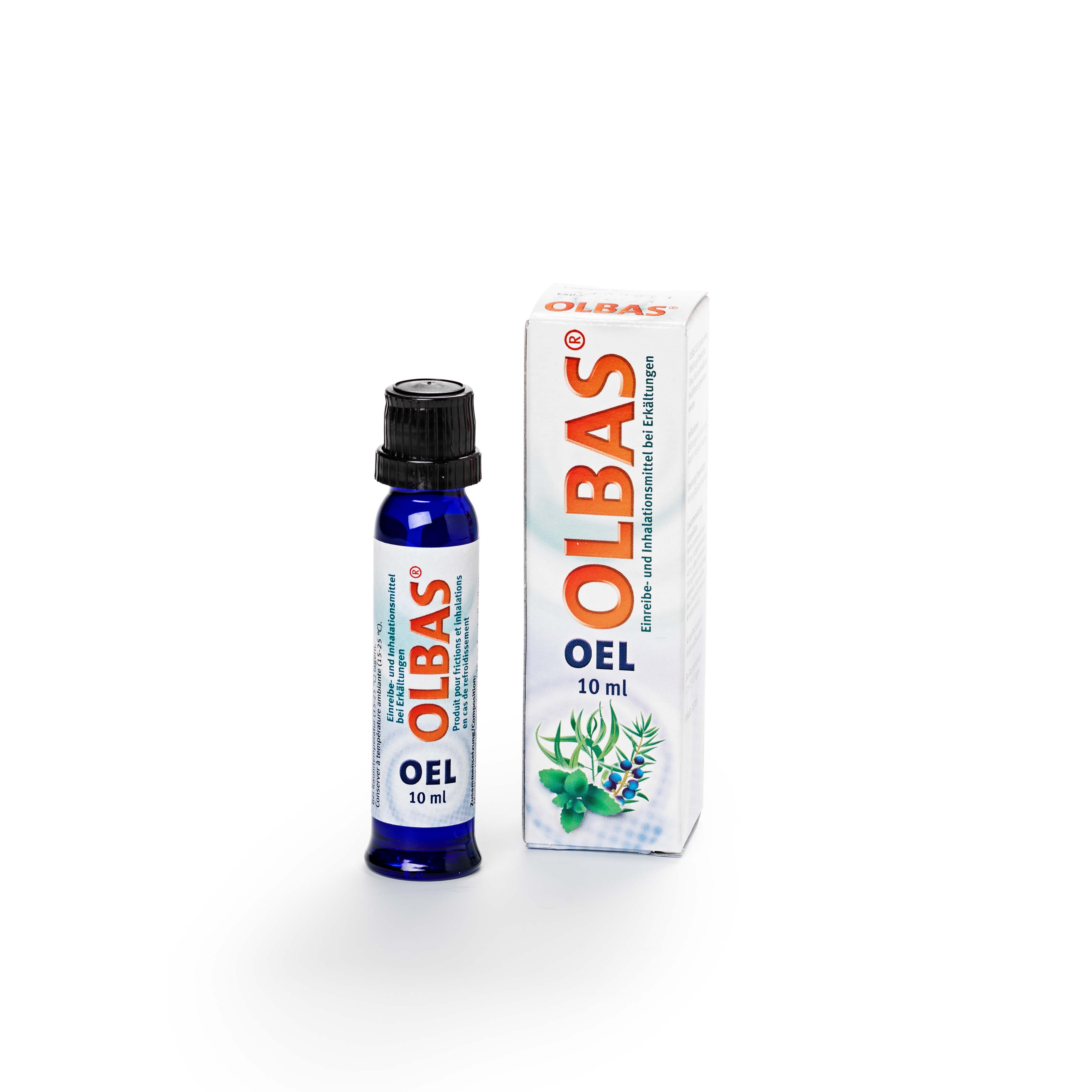 Olbas Oel, Flüssigkeit zur Anwendung auf der Haut und zur Inhalation