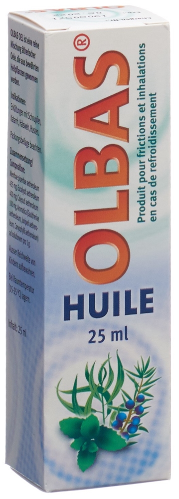 Olbas Oel, Flüssigkeit zur Anwendung auf der Haut und zur Inhalation