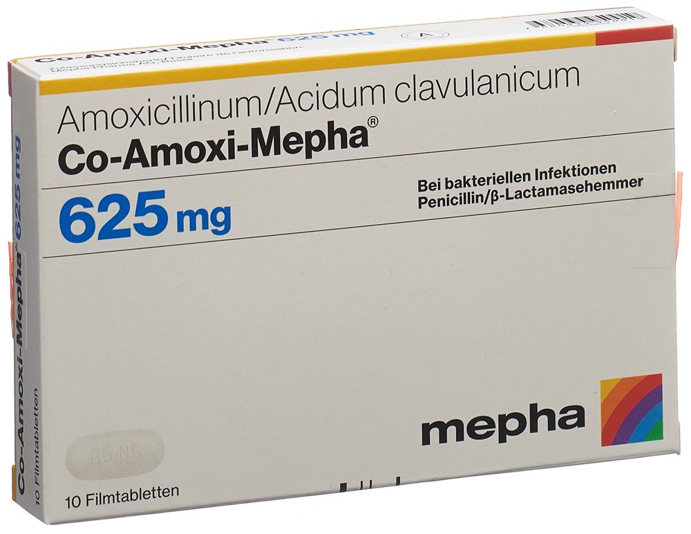 Co-Amoxi-Mepha 625 mg, Filmtabletten