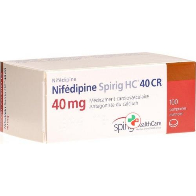 Nifedipin Spirig HC 40 CR, Retardtabletten