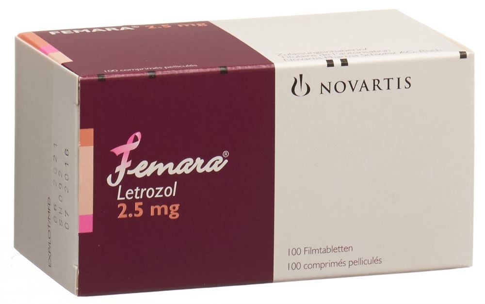 FEMARA cpr pell 2.5 mg 100 pce