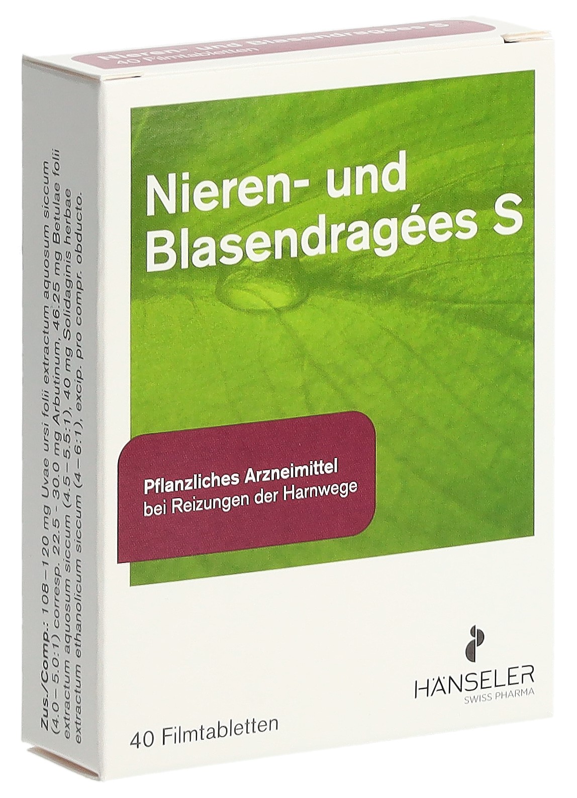 Nieren- und Blasendragées S, Filmtabletten