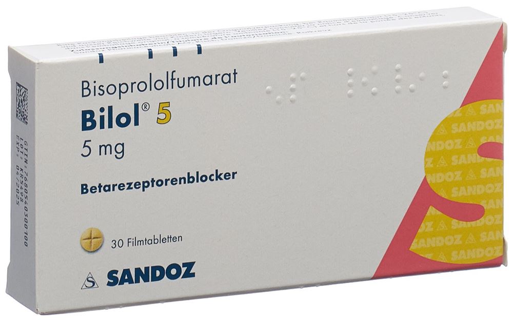 BILOL cpr pell 5 mg 30 pce