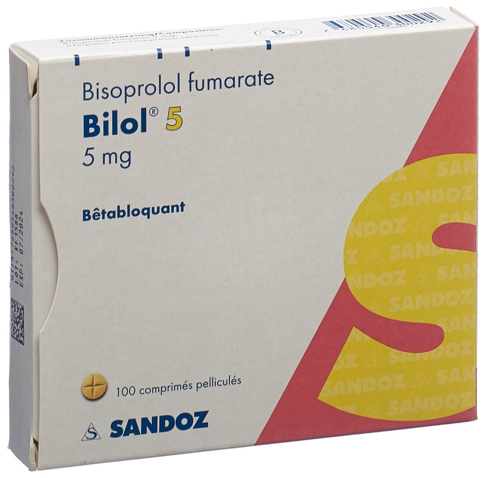 BILOL cpr pell 5 mg 100 pce